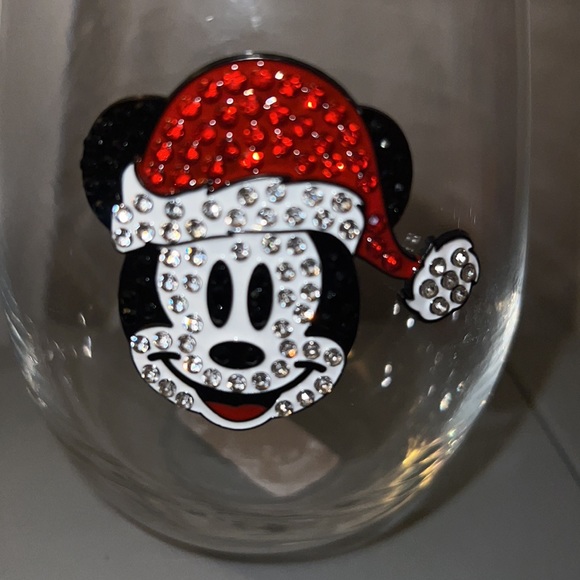 DISNEY MICKEY MOUSE WINE GLASS - Picture 2 of 2